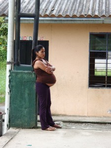 Expecting Mother in a Jungle Village