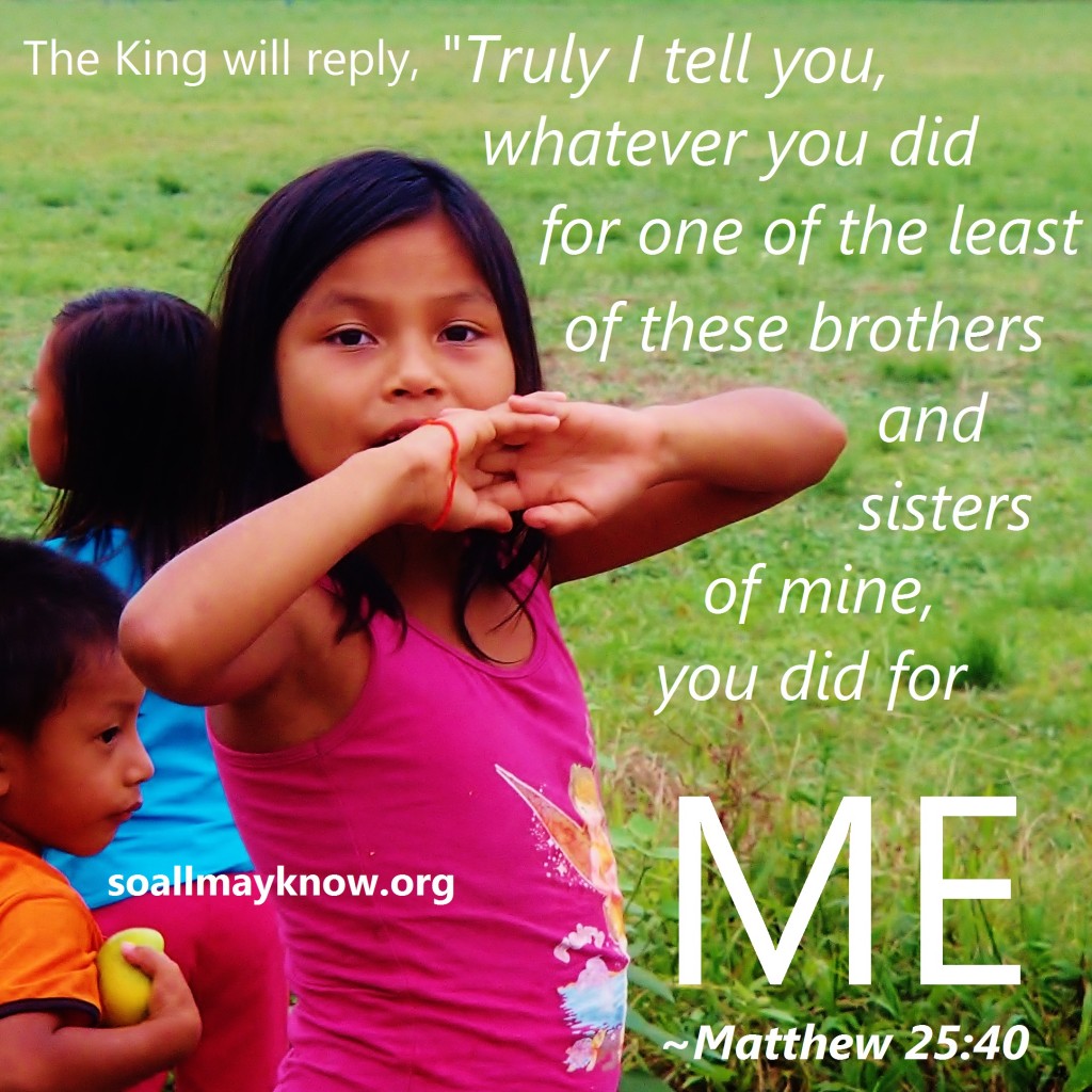 Mattew 25:40